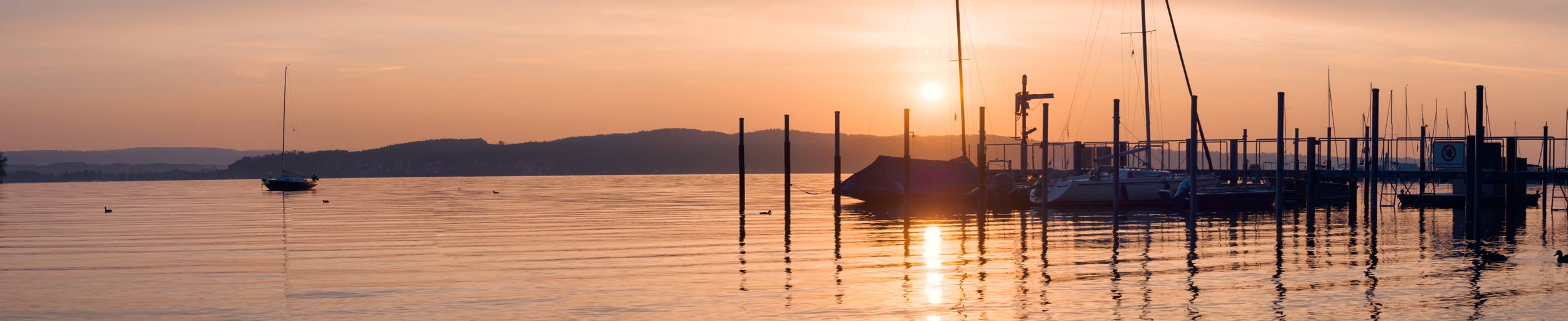 Boote am Bodensee