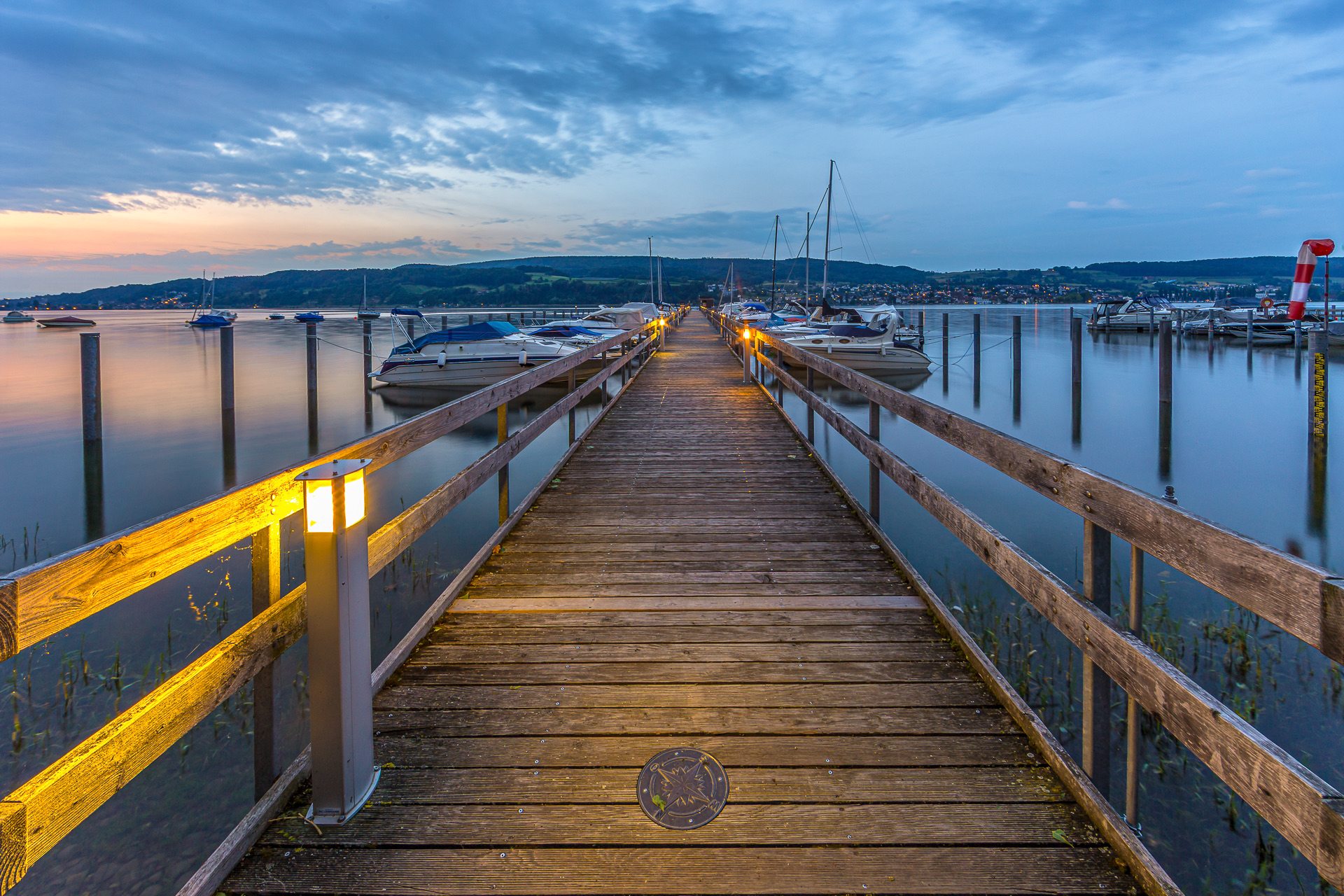 Startseite Steg Gaienhofen Nacht